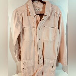 Free People Pink Jumpsuit Size Medium